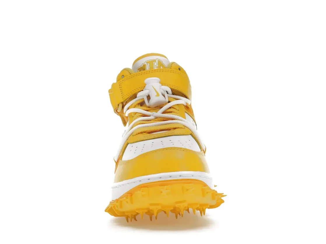 Фото № 2 с приближением к товару «‎Nike Air Force 1 Mid SP Off-White Varsity Maize»