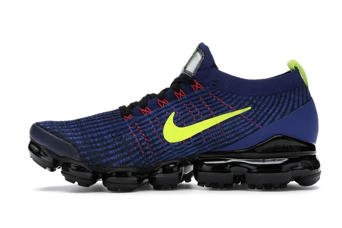 Фото № 3 с приближением к товару «‎Nike Air VaporMax Flyknit 3 Deep Royal Volt»