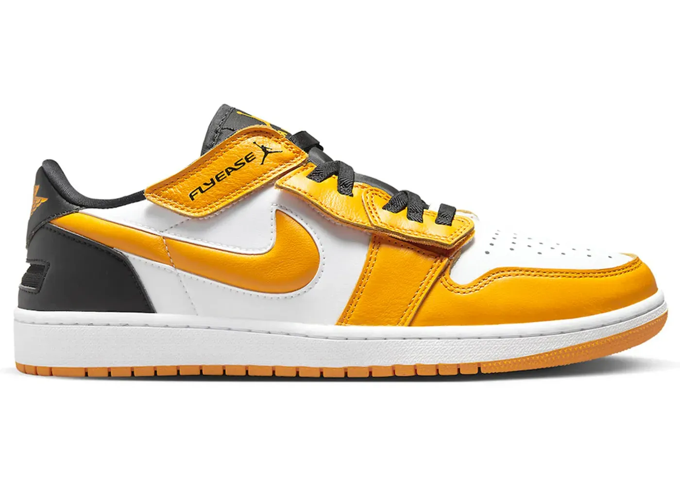 Фото № 1 с приближением к товару «‎Jordan 1 Low FlyEase University Gold»