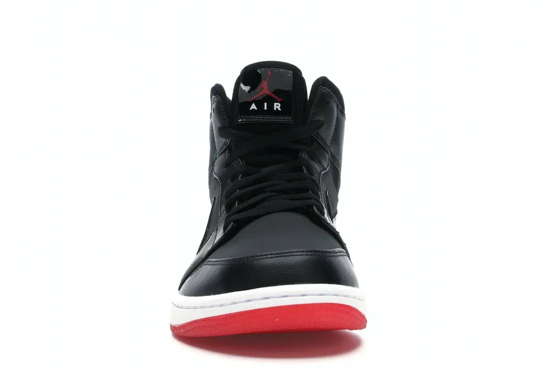 Фото № 2 с приближением к товару «‎Jordan 1 Mid Black University Red»