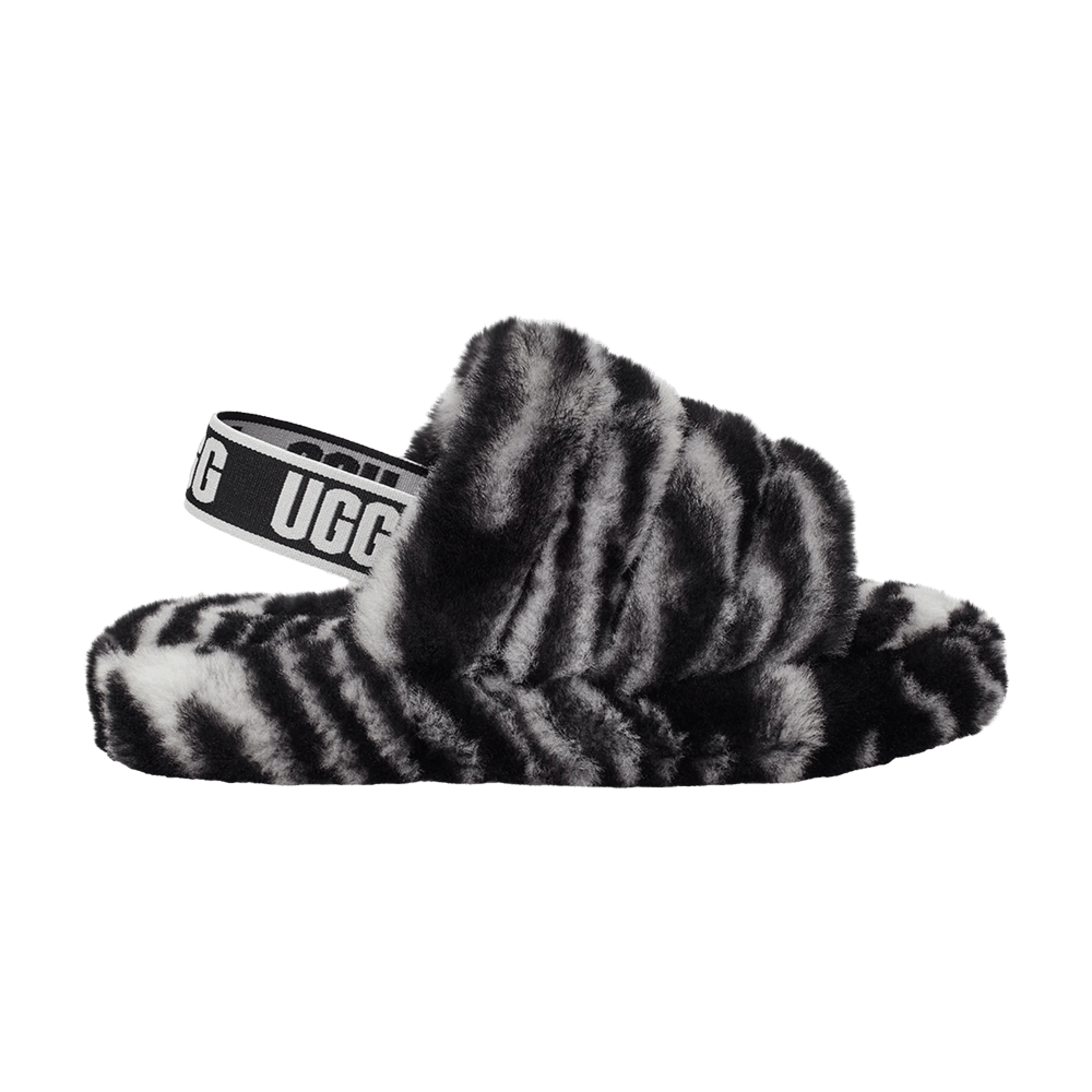 UGG Fluff Yeah Slide Kids Zebra