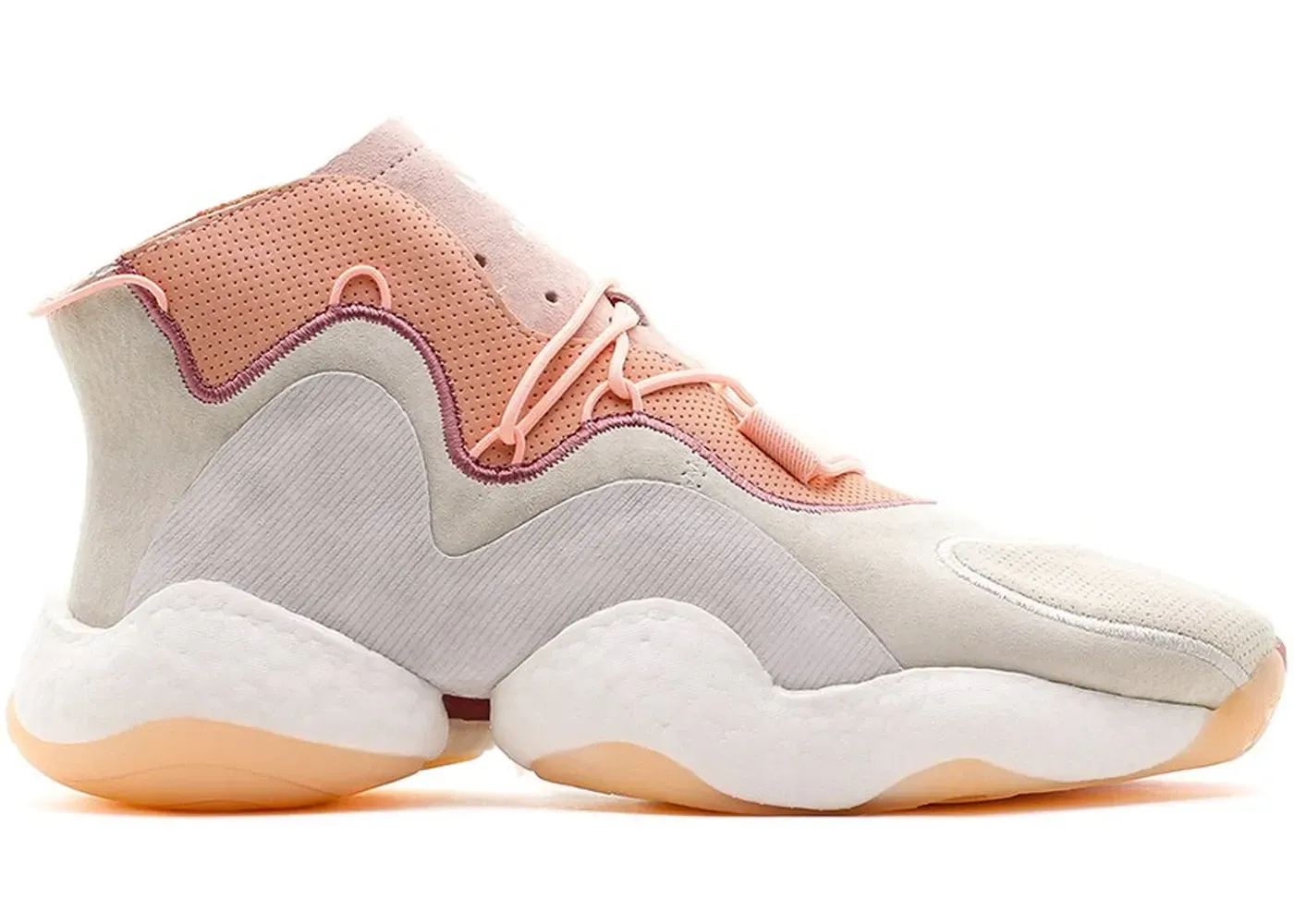 Фото № 1 с приближением к товару «‎adidas Crazy BYW Cream White Clear Orange»