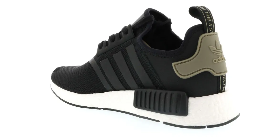 Фото № 4 с приближением к товару «‎adidas NMD R1 Core Black Trace Cargo»