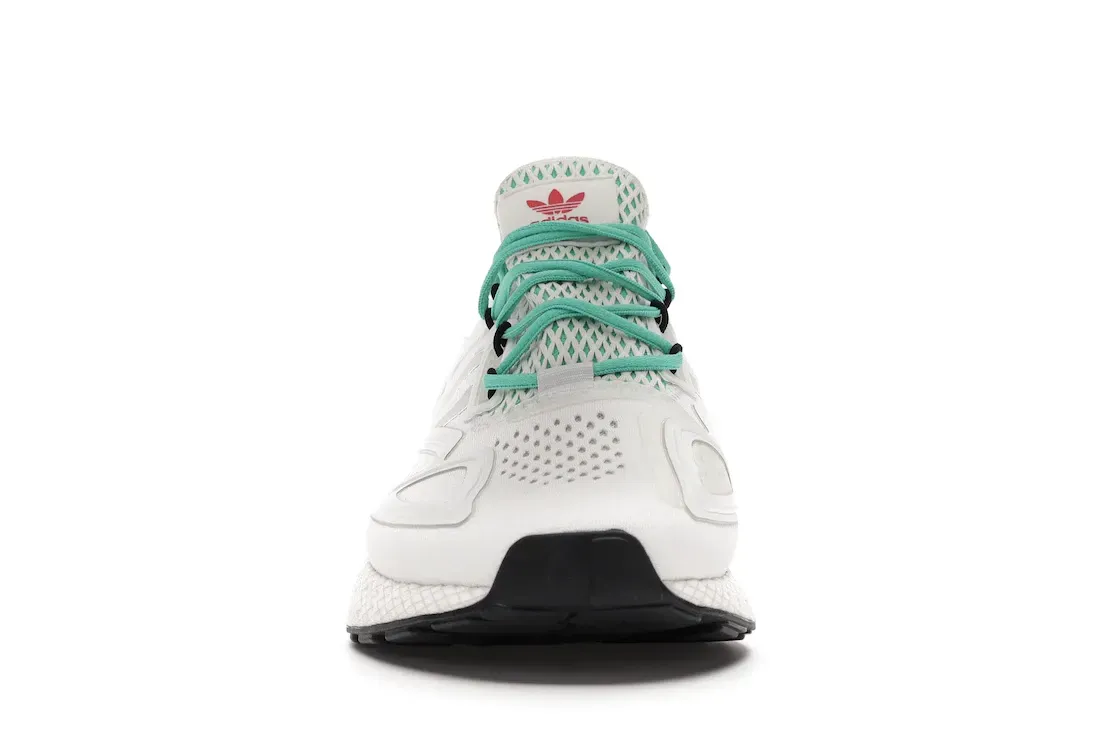 Фото № 2 с приближением к товару «‎adidas ZX 2K Boost Grey One Hi-Res Green»