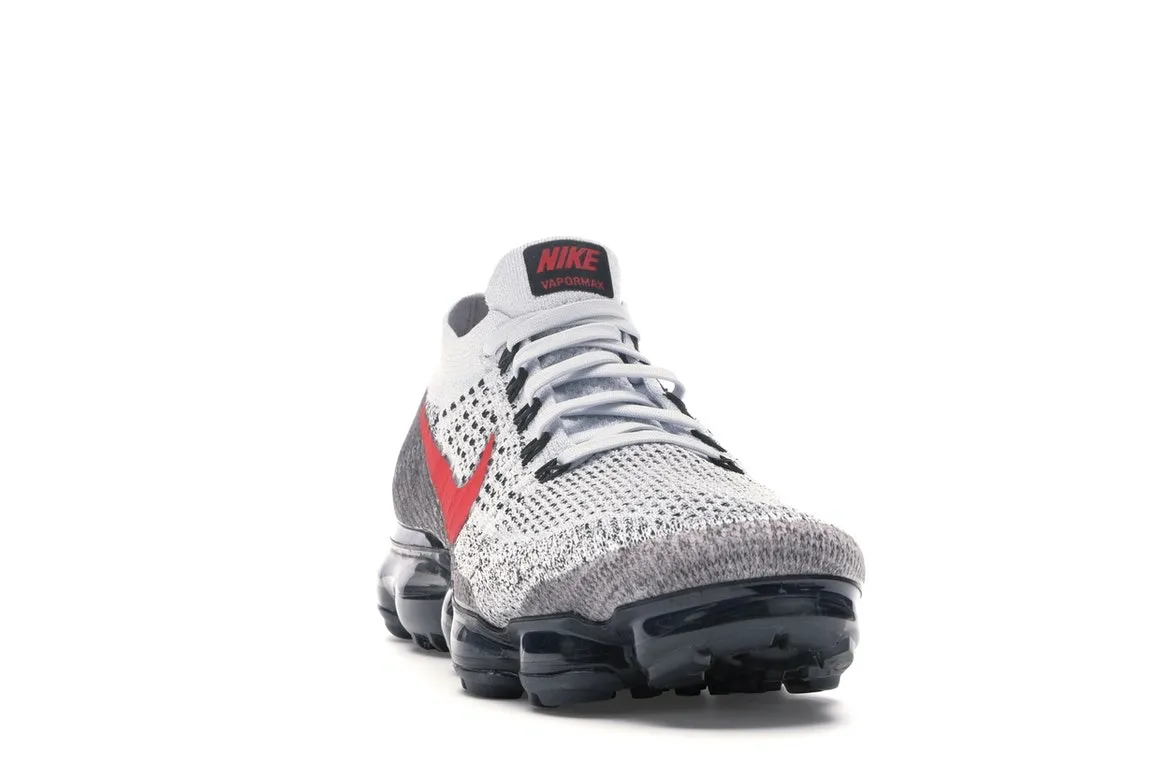 Фото № 2 с приближением к товару «‎Nike Air VaporMax Platinum Red Black»