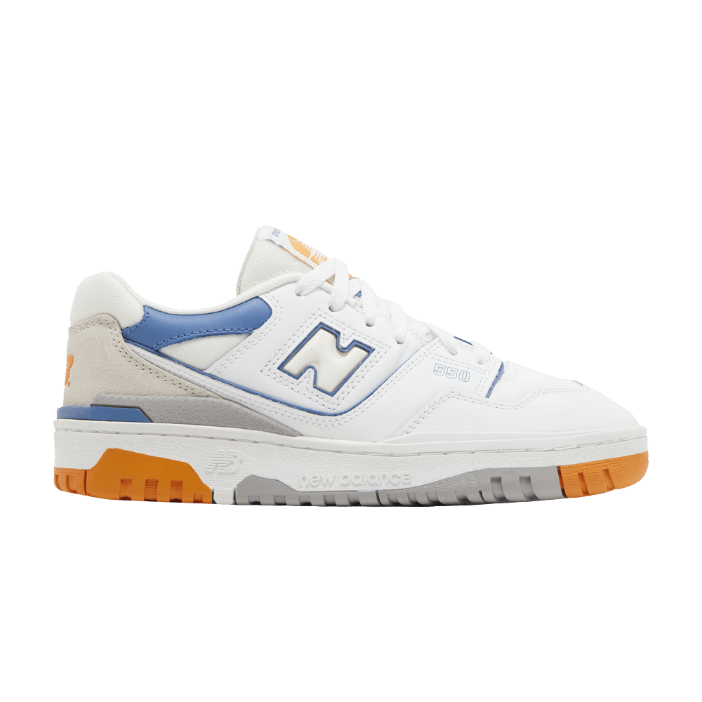 New Balance 550 Big Kid White Mercury Blue