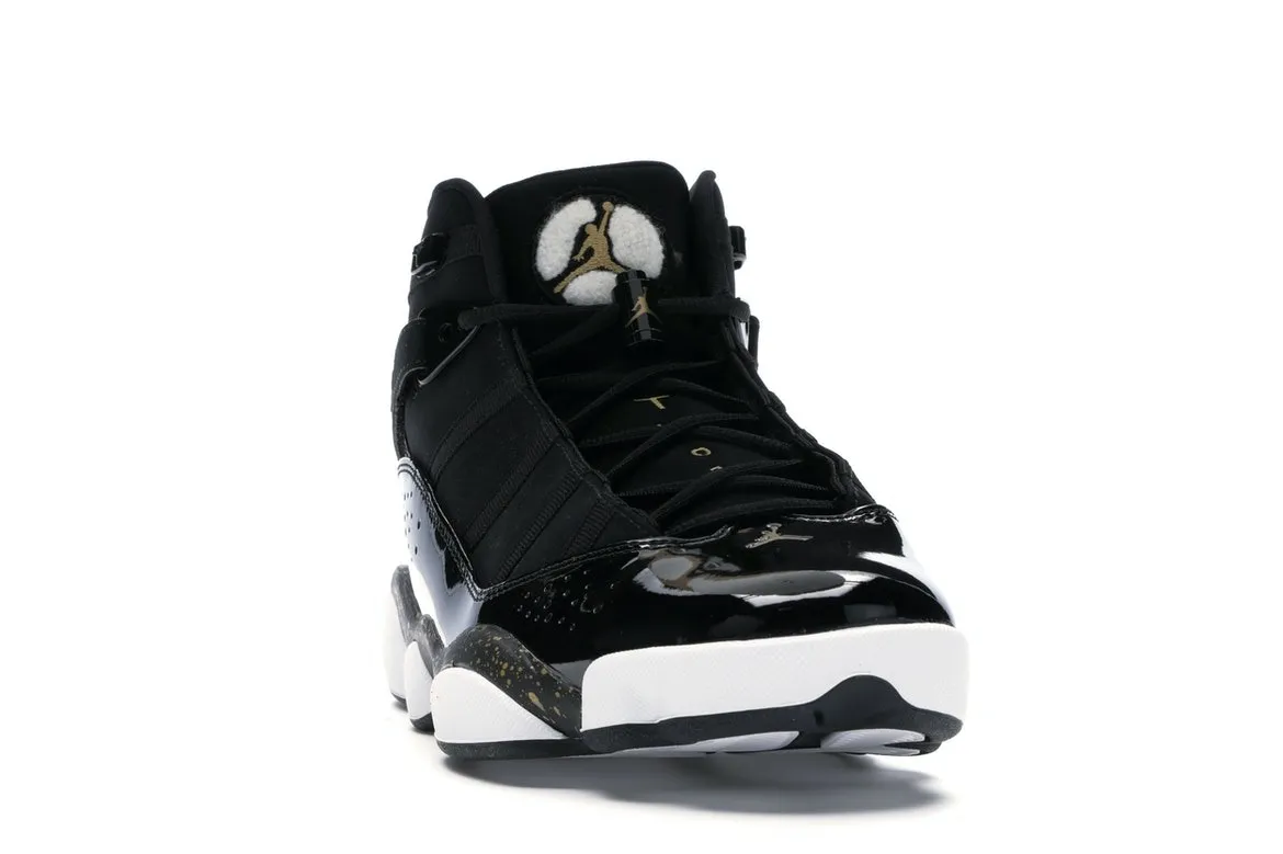 Фото № 4 с приближением к товару «‎Jordan 6 Rings Black Metallic Gold White»