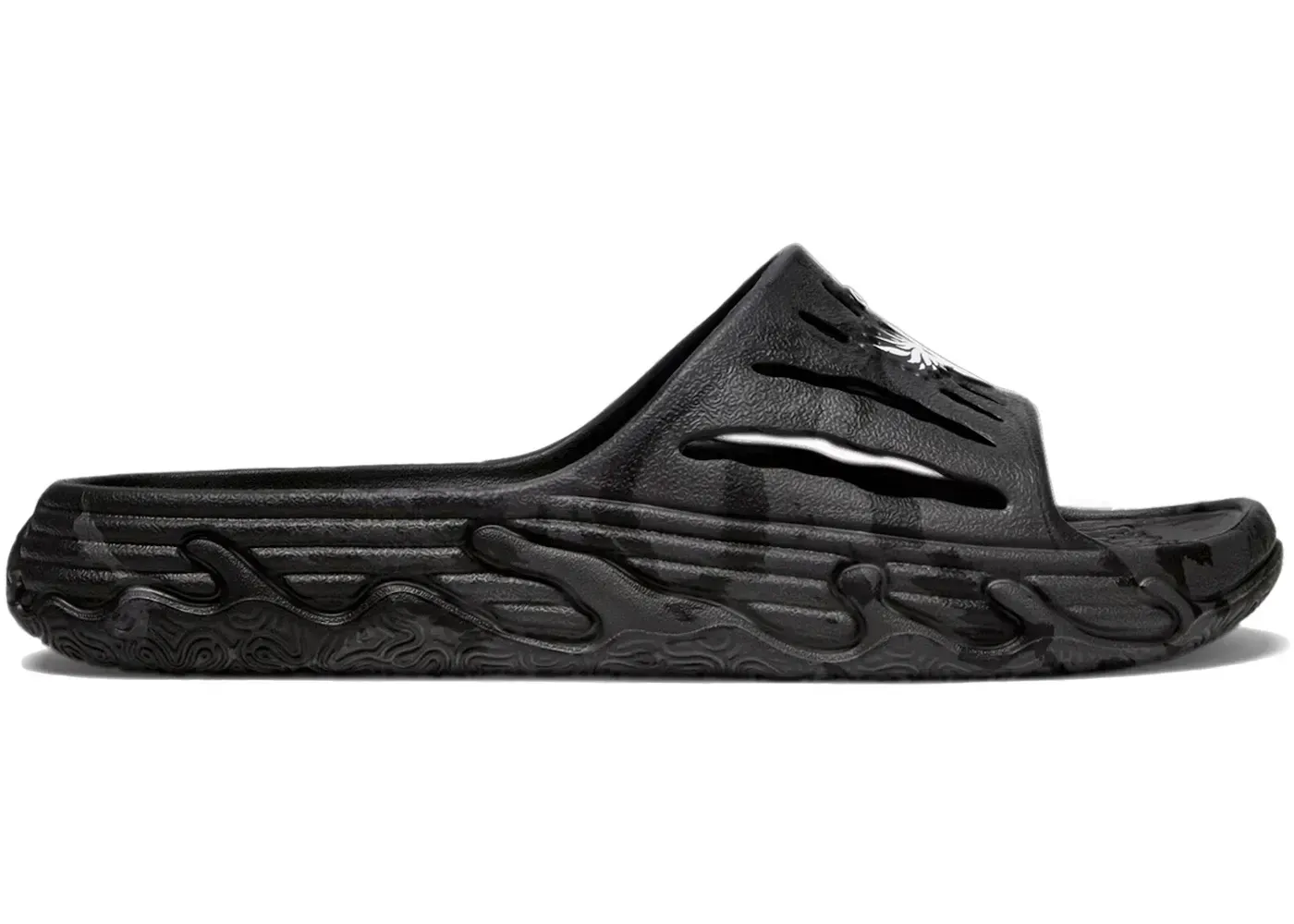 Фото № 1 с приближением к товару «‎Puma LaMelo Ball MB.03 Slide Black Feather Grey»