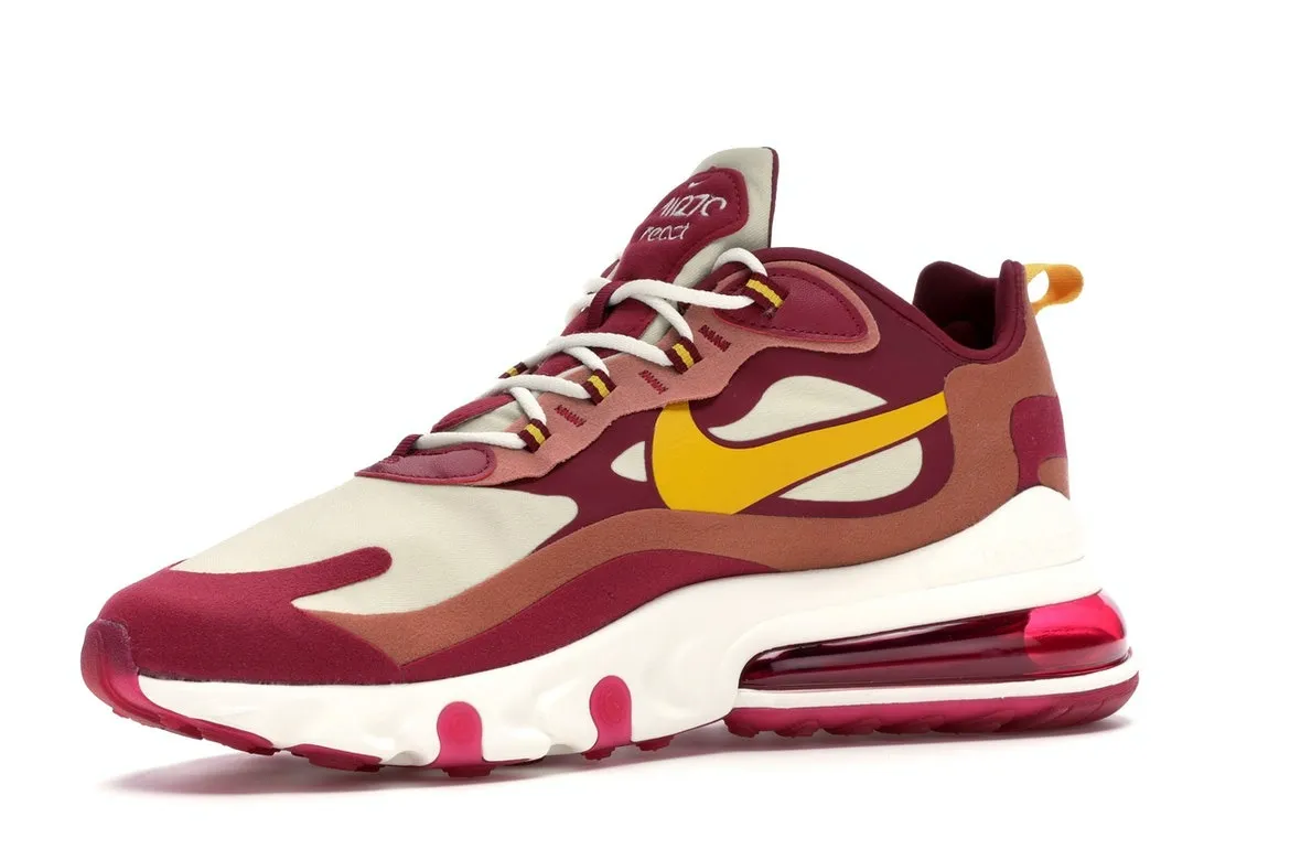 Фото № 4 с приближением к товару «‎Nike Air Max 270 React Noble Red Team Gold»