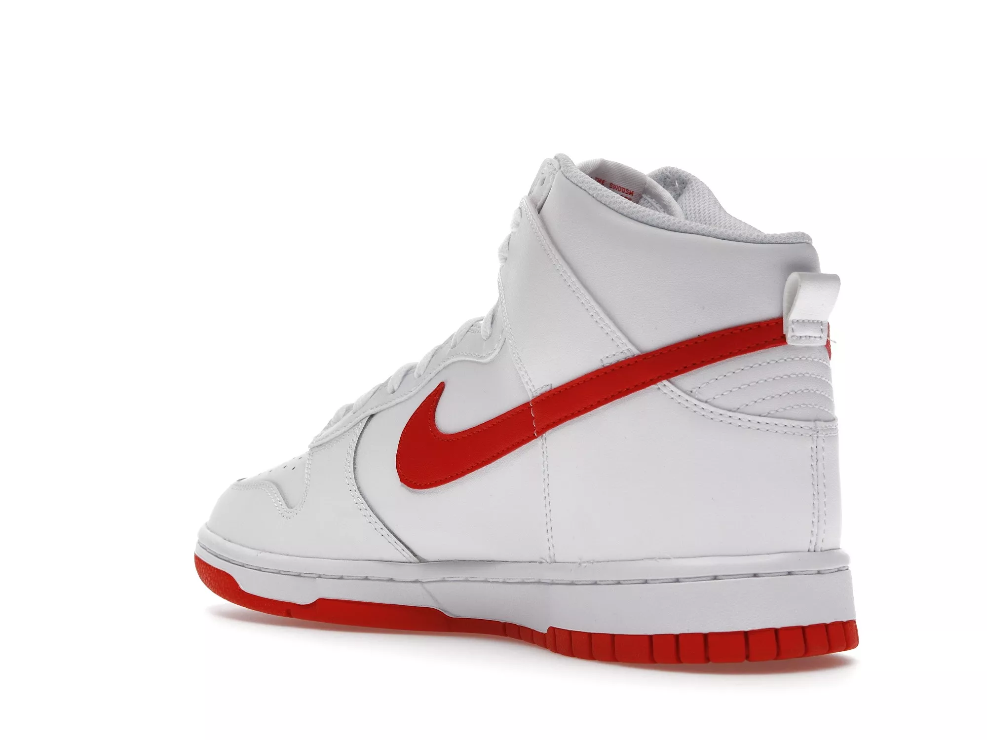Фото № 2 с приближением к товару «‎Nike Dunk High White Picante Red»