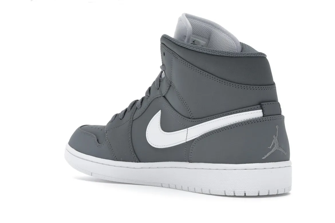 Фото № 5 с приближением к товару «‎Jordan 1 Mid Cool Grey/White»