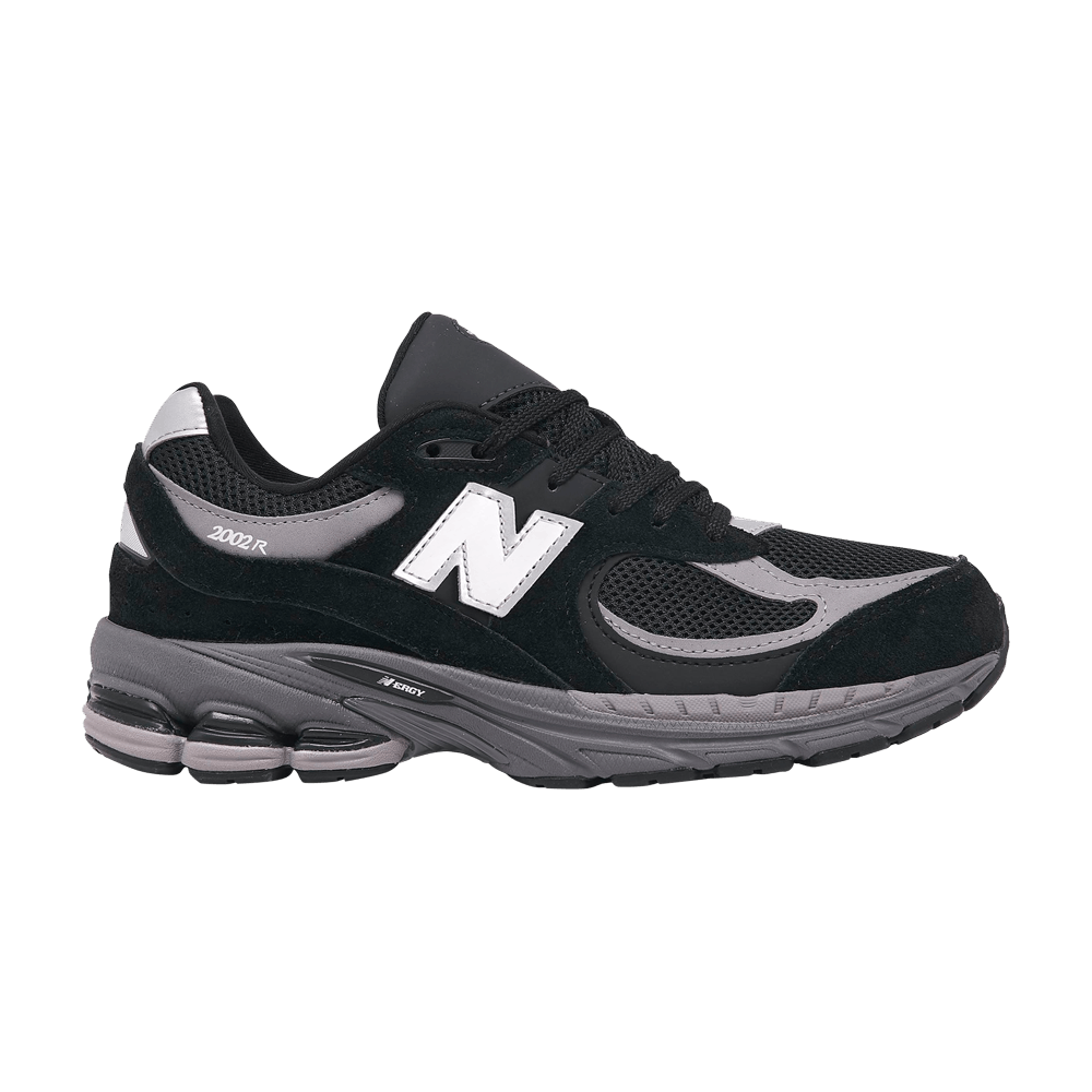 New Balance 2002R Black Silver Metallic