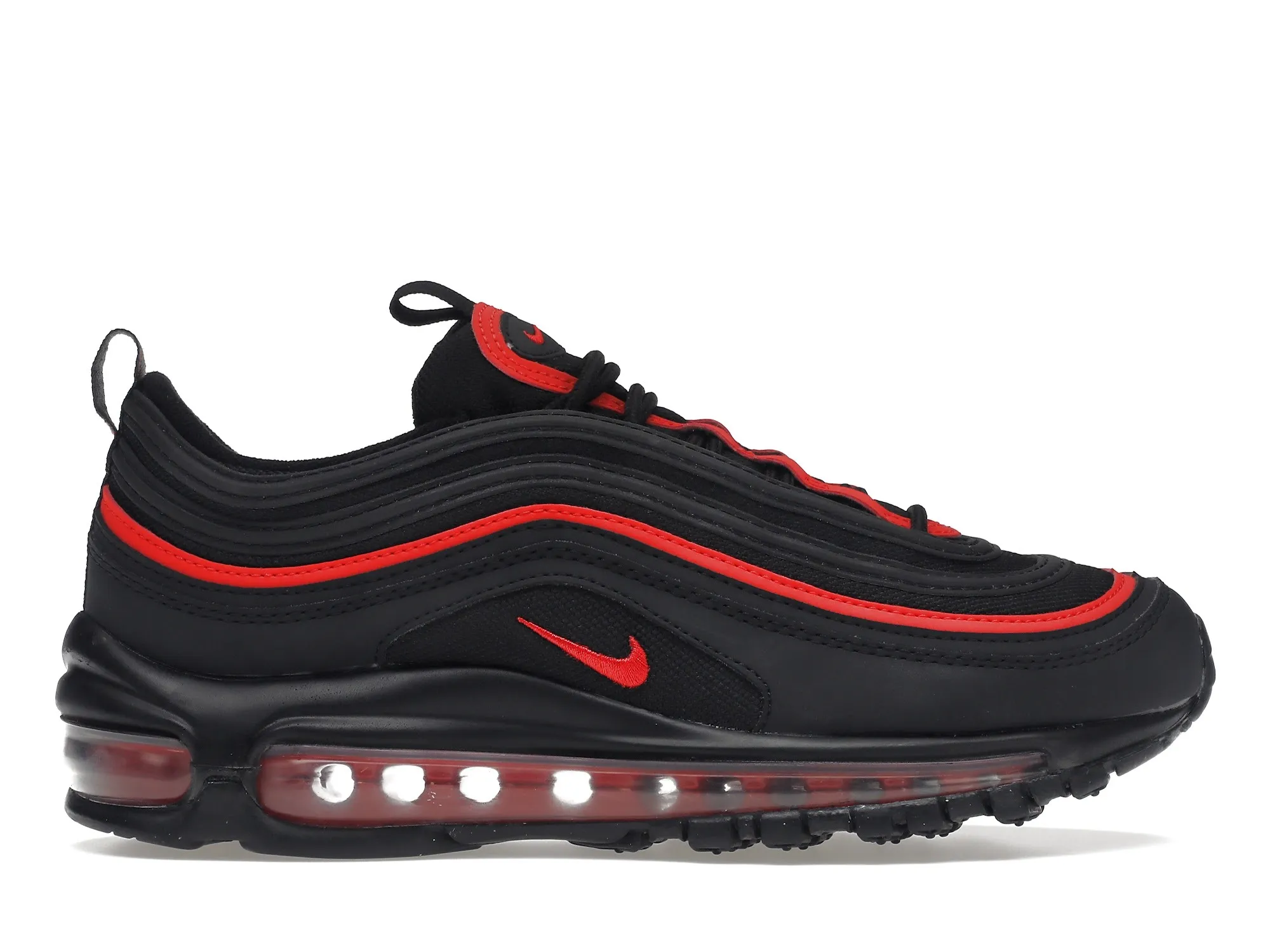 Фото № 1 с приближением к товару «‎Nike Air Max 97 Black Chile Red »