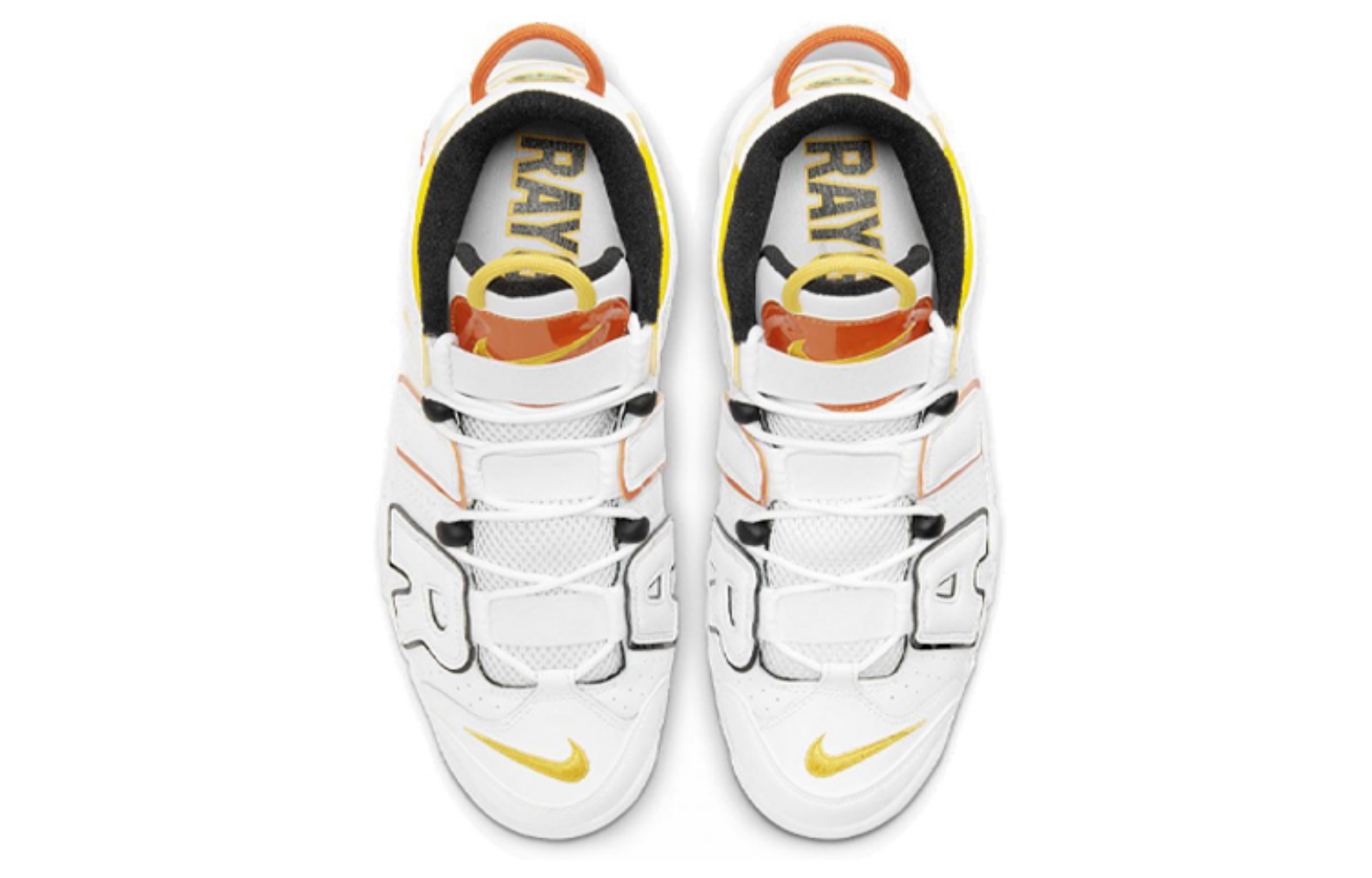 Фото № 4 с приближением к товару «‎Nike Air More Uptempo "Rayguns" Alien WhiteBlueYellow»