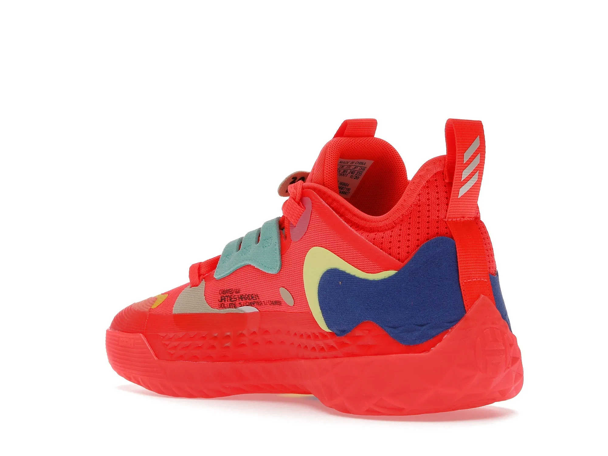 Фото № 6 с приближением к товару «‎adidas Harden Vol. 5 Solar Red»