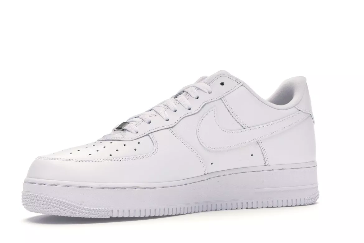 Фото № 4 с приближением к товару «‎Nike Air Force 1 Low Supreme White»