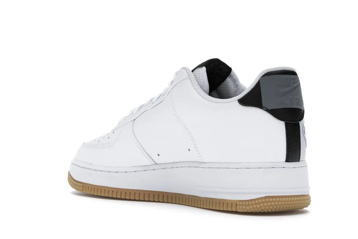 Фото № 5 с приближением к товару «‎Nike Air Force 1 Low NBA White Grey Gum»