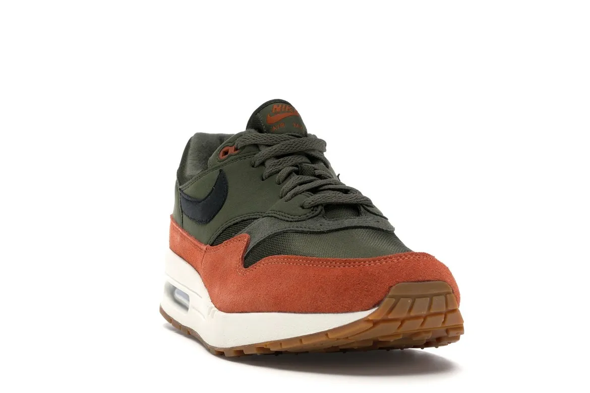 Фото № 4 с приближением к товару «‎Nike Air Max 1 Olive Canvas Dark Russet»