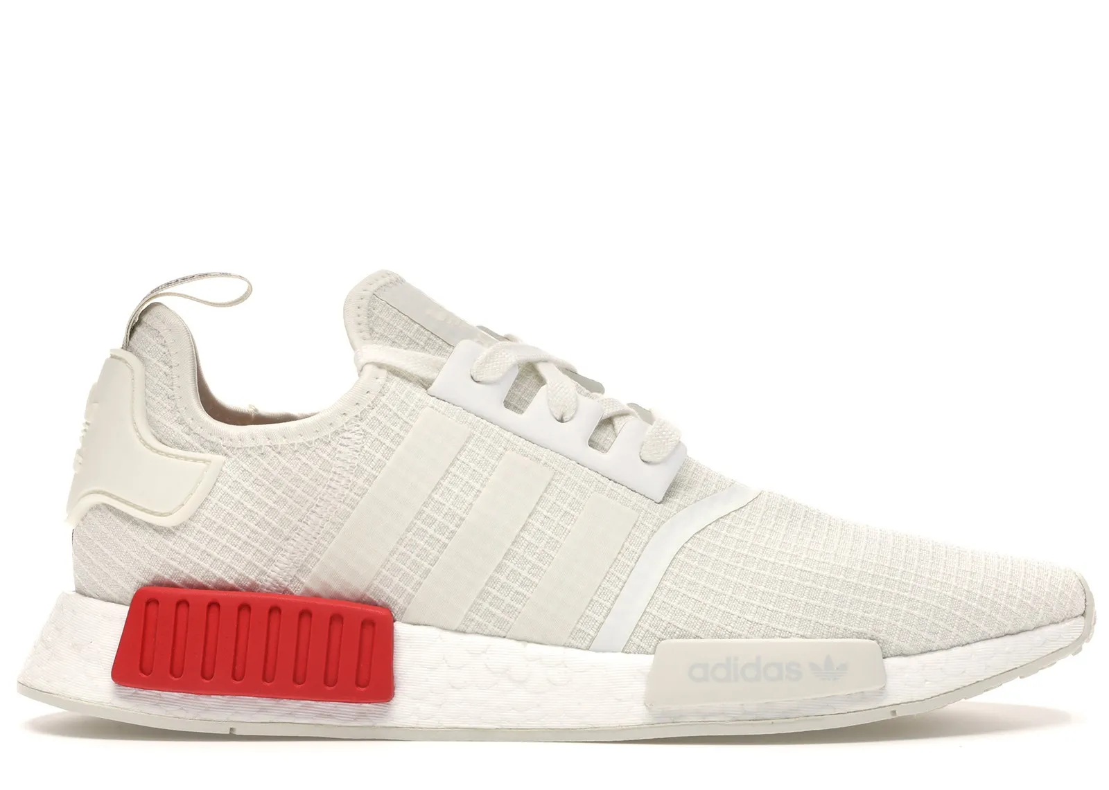 Фото № 1 с приближением к товару «‎adidas NMD R1 Off White Lush Red»