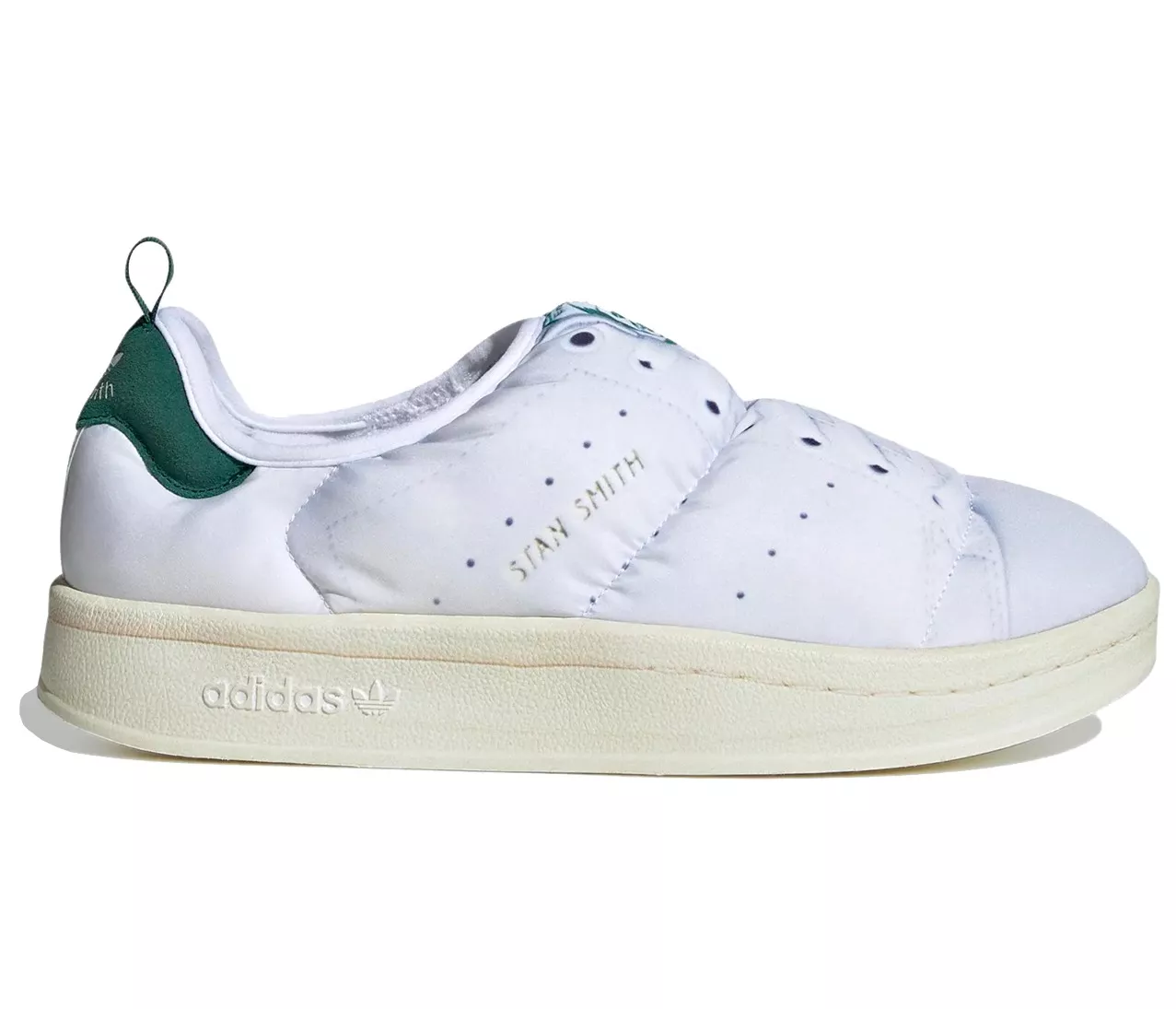 Фото № 1 с приближением к товару «‎adidas Puffylette Stan Smith White Green»