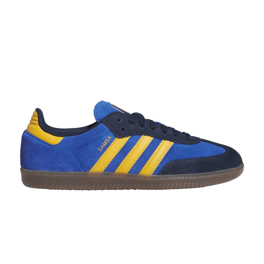 adidas Samba ADV Collegiate Navy Preloved Yellow Royal Blue