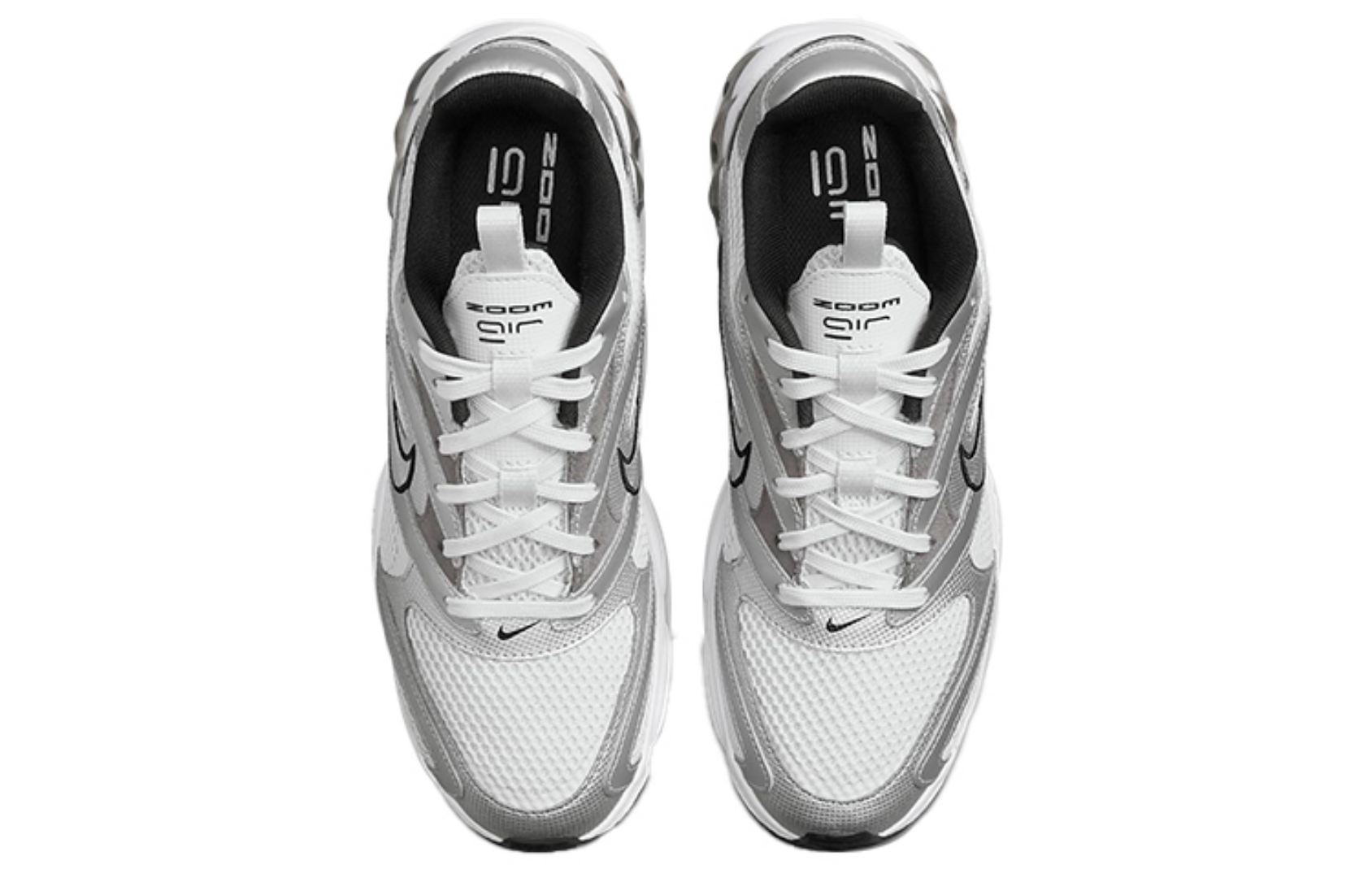 Фото № 4 с приближением к товару «‎Nike Wmns Zoom Air Fire Low-Top Running Shoes WhiteSilver»