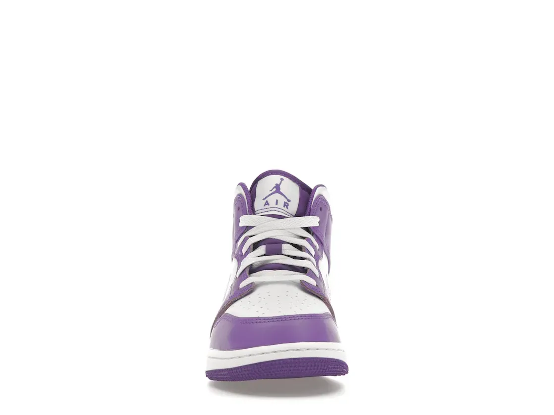 Фото № 2 с приближением к товару «‎Jordan 1 Mid Purple Venom »
