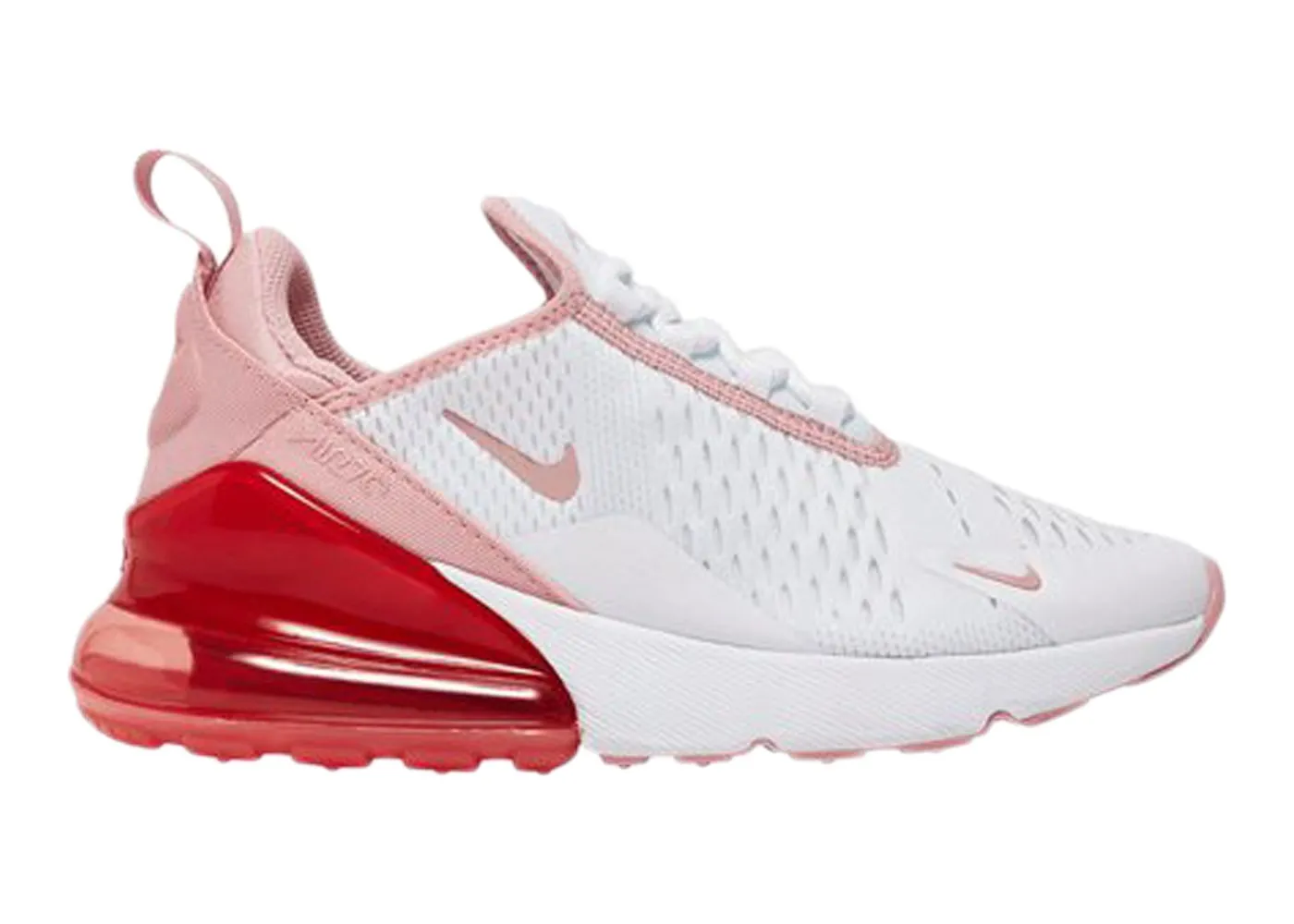 Фото № 1 с приближением к товару «‎Nike Air Max 270 White Pink Salt Glaze »