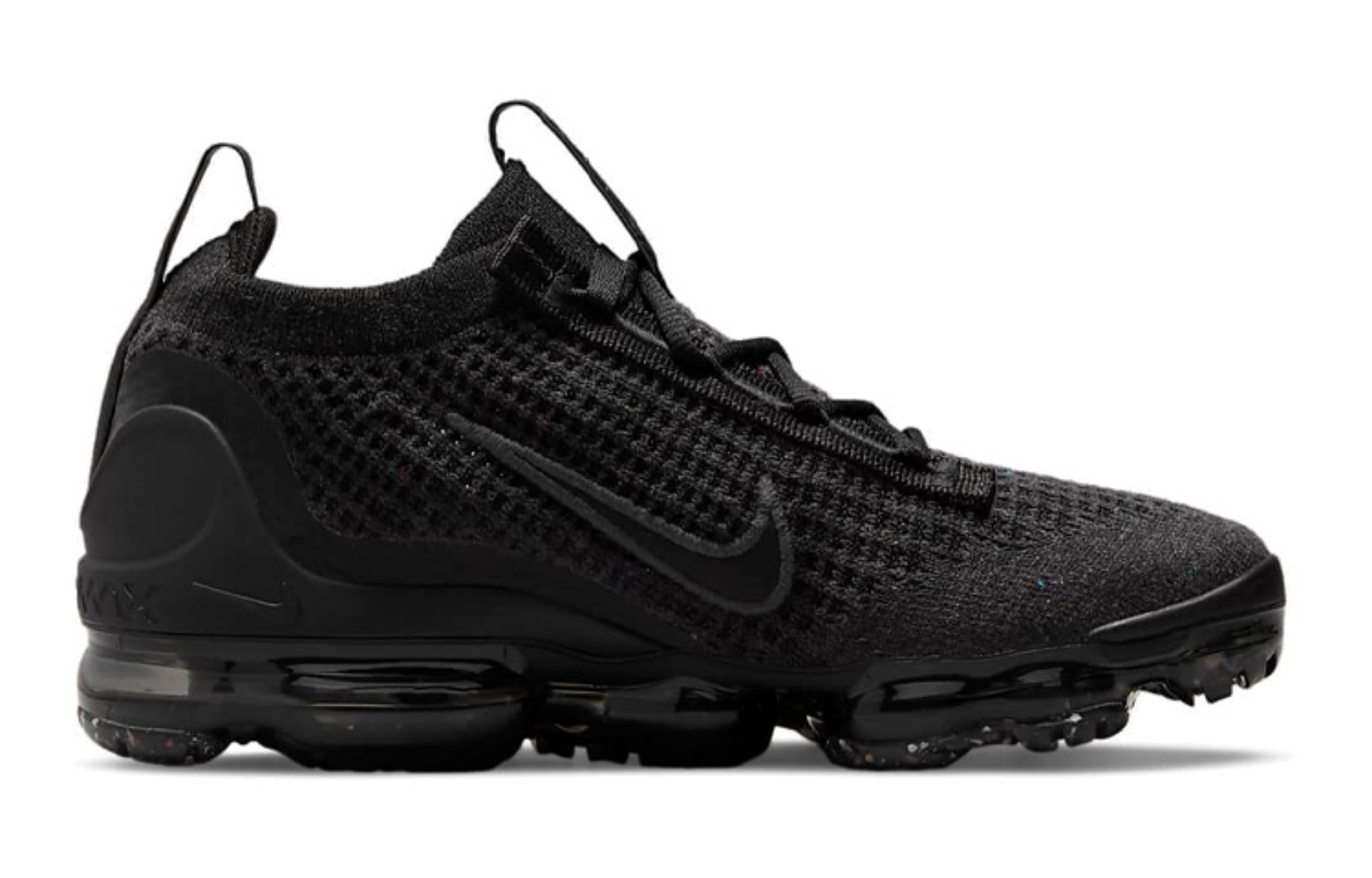 Фото № 2 с приближением к товару «‎Nike Air VaporMax 2021 Flyknit GS 'Triple Black'»
