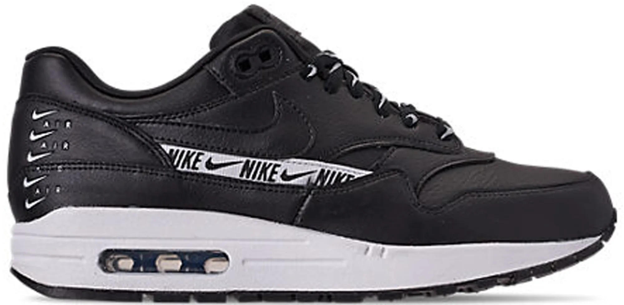 Фото № 1 с приближением к товару «‎Nike Air Max 1 Overbranding Black »