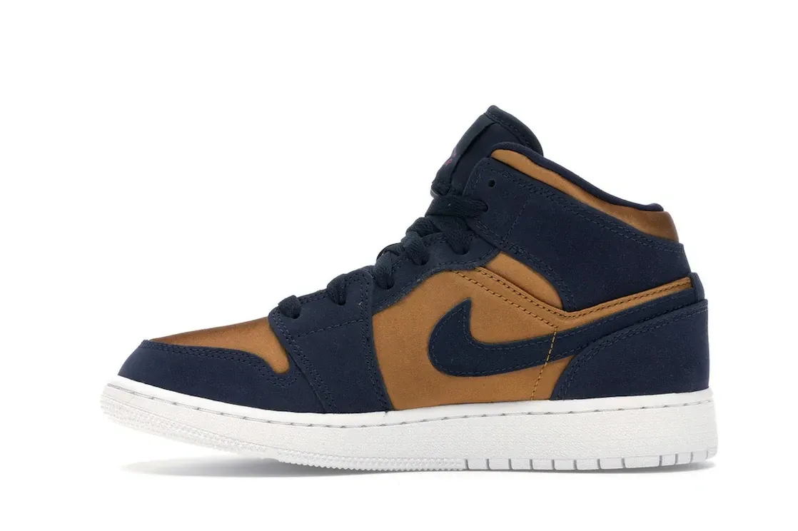 Фото № 3 с приближением к товару «‎Jordan 1 Mid Obsidian Desert Ochre »