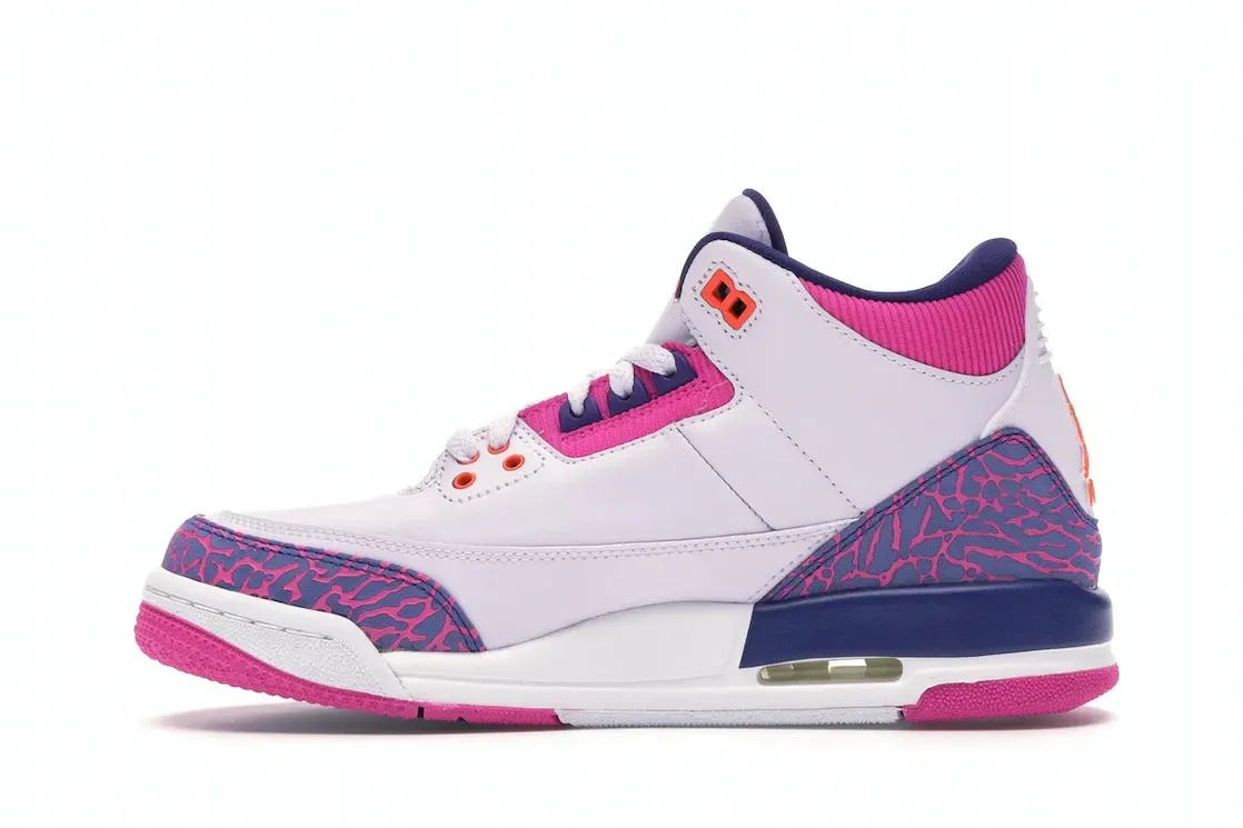 Фото № 3 с приближением к товару «‎Jordan 3 Retro Barely Grape »