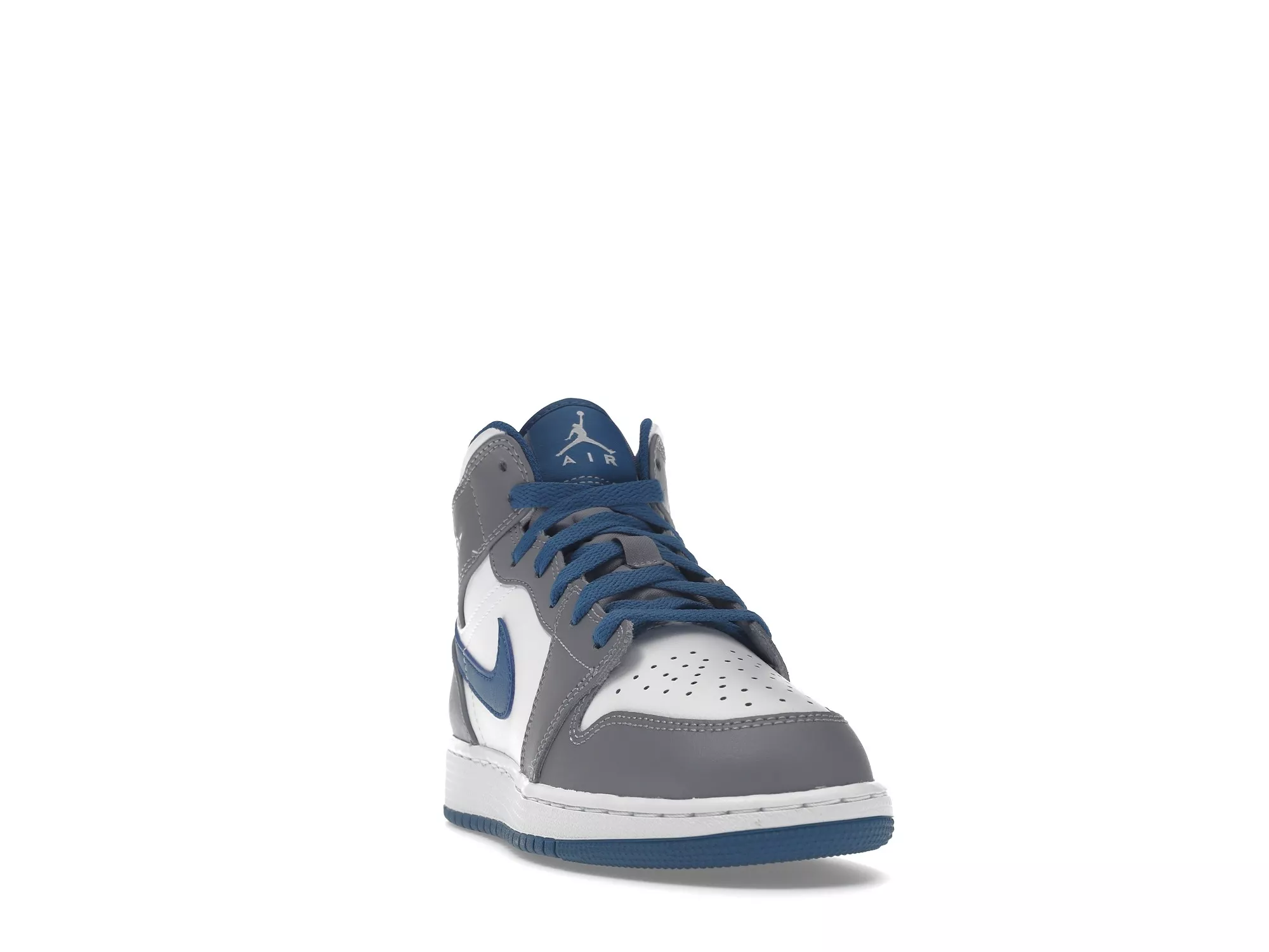 Фото № 6 с приближением к товару «‎Jordan 1 Mid True Blue Cement »