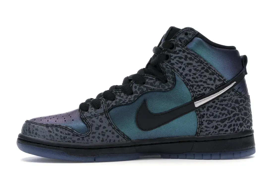 Фото № 3 с приближением к товару «‎Nike SB Dunk High Black Sheep Hornet»