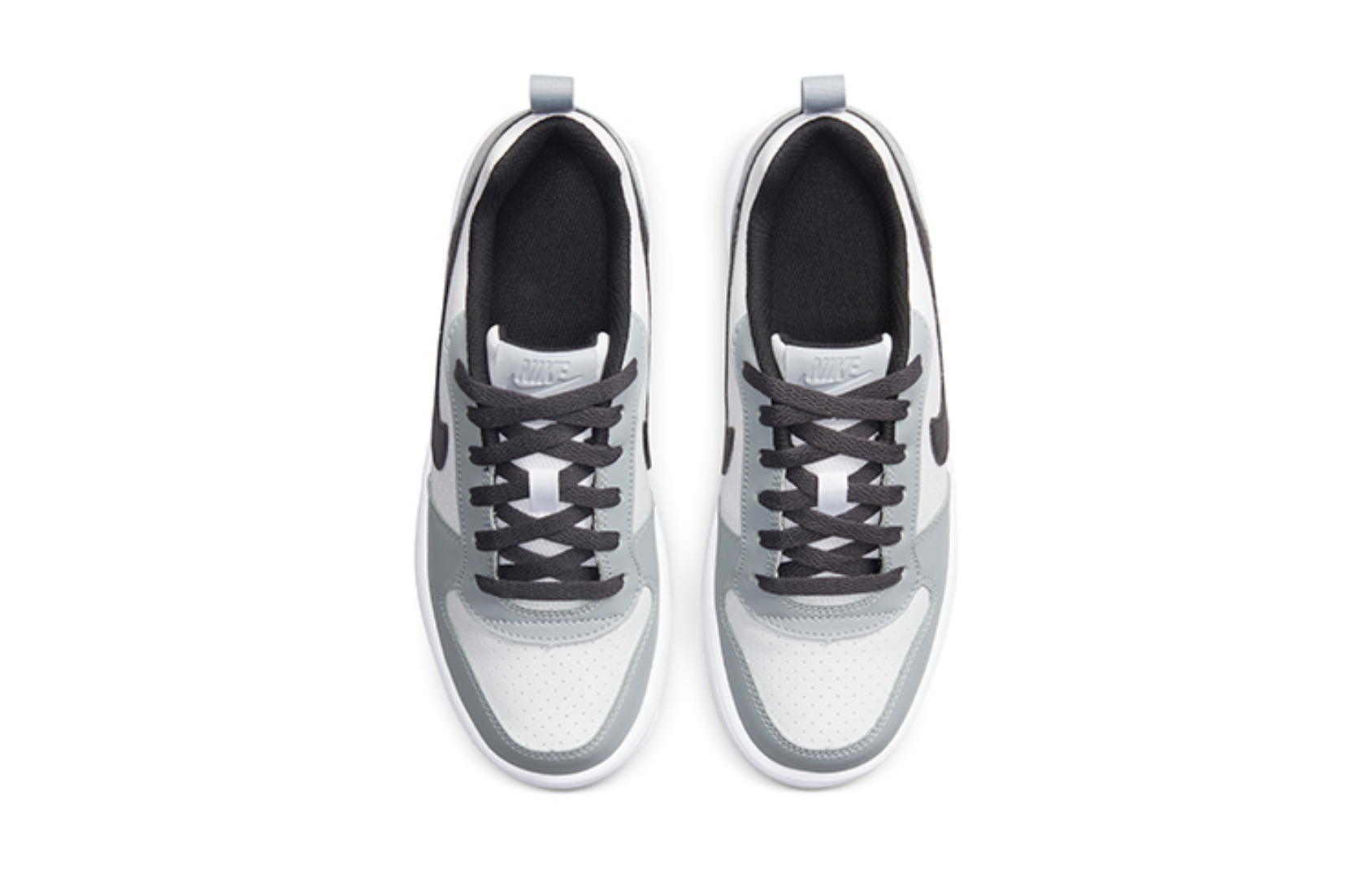 Фото № 4 с приближением к товару «‎Nike Court Borough Low (GS) Graywhiteyellow»