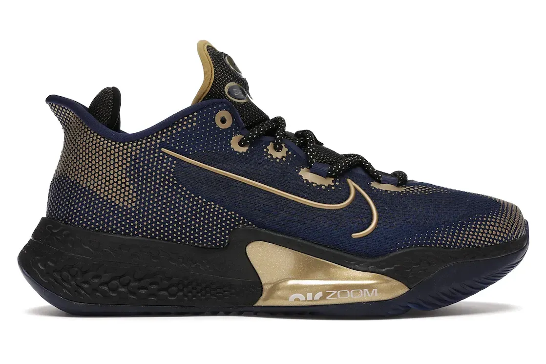 Фото № 1 с приближением к товару «‎Nike Air Zoom BB NXT Blue Void Metallic Gold»