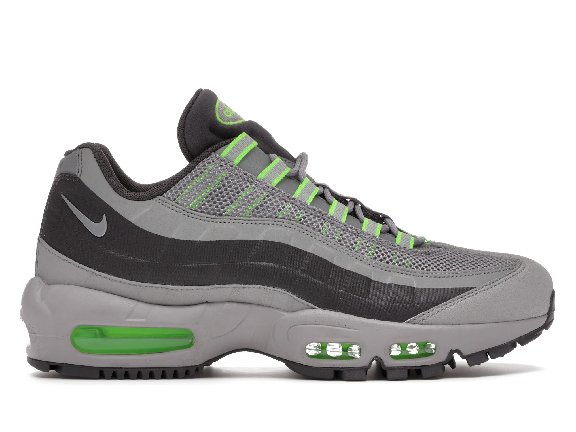 Фото № 1 с приближением к товару «‎Nike Air Max 95 Utility Thunder Grey Electric Green»