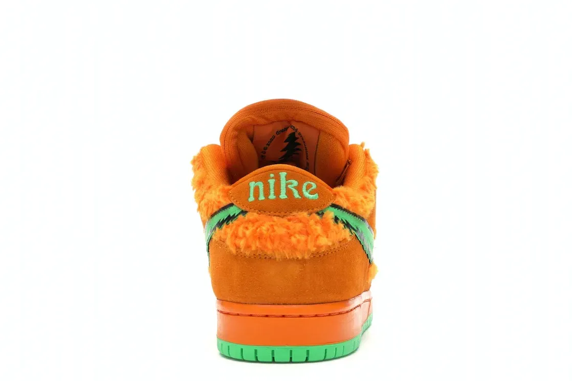 Фото № 4 с приближением к товару «‎Nike SB Dunk Low Grateful Dead Bears Orange»