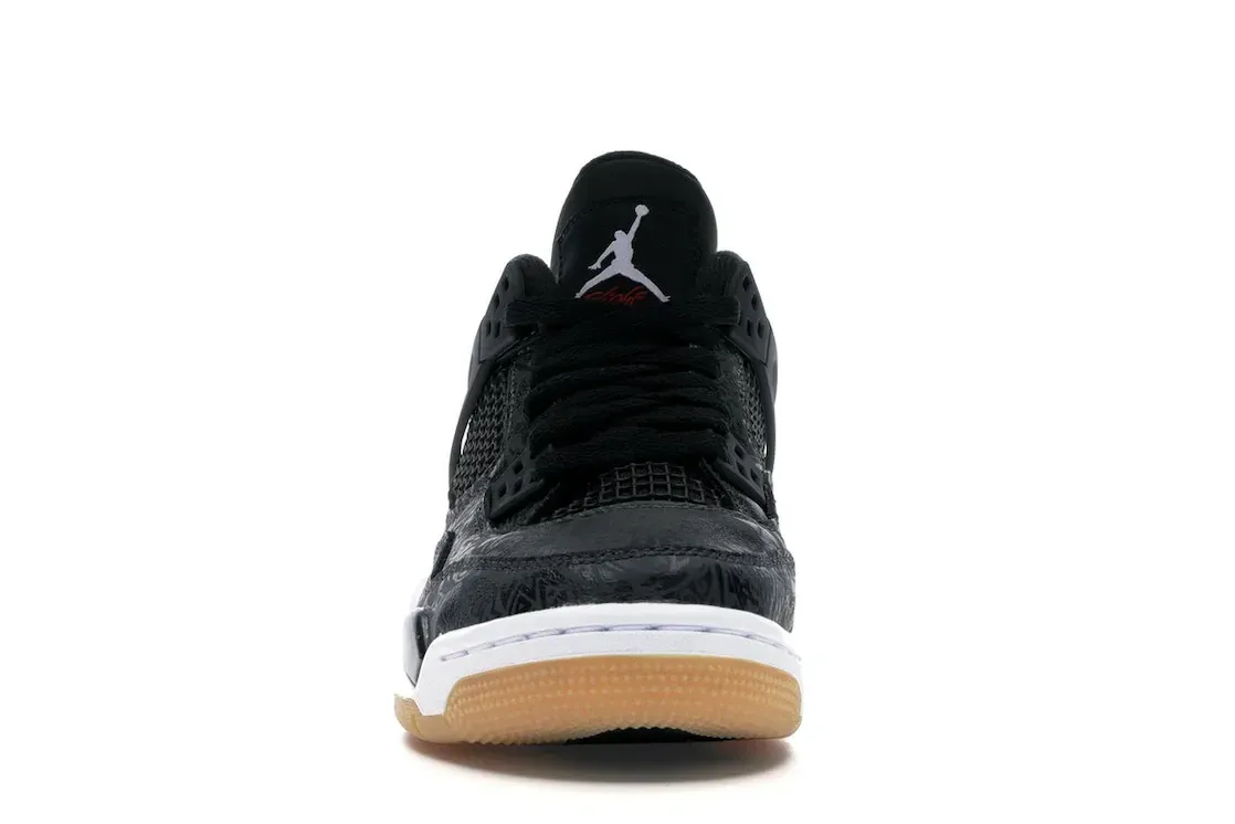 Фото № 2 с приближением к товару «‎Jordan 4 Retro Laser Black Gum »