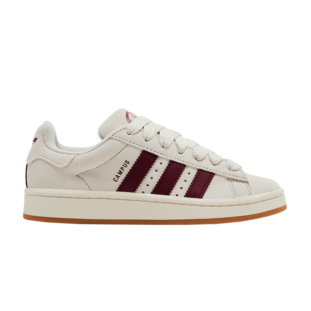 adidas Women's Campus 00s Orbit Grey Collegiate Burgundy