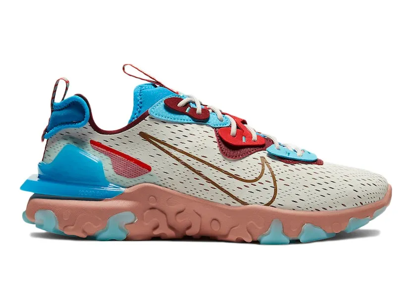 Фото № 1 с приближением к товару «‎Nike React Vision Light Bone Terra Blush Photo Blue»