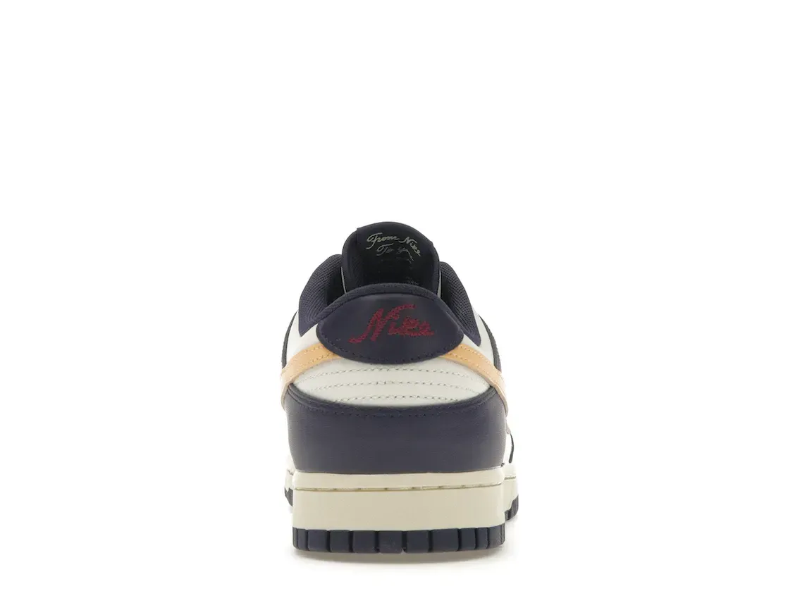 Фото № 4 с приближением к товару «‎Nike Dunk Low Retro From Nike To You Midnight Navy»