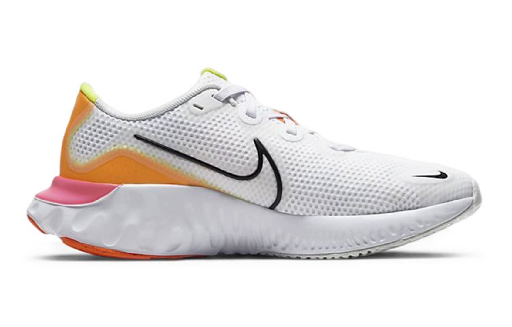 Фото № 2 с приближением к товару «‎Nike Renew Run (GS) WhitePlatinum TintPink BlastBlack»
