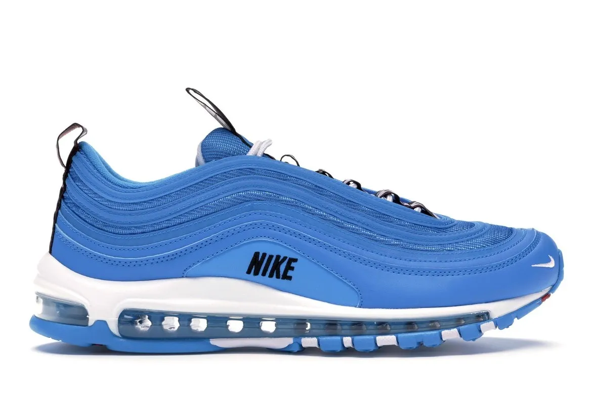 Фото № 1 с приближением к товару «‎Nike Air Max 97 Overbranding Blue Hero»