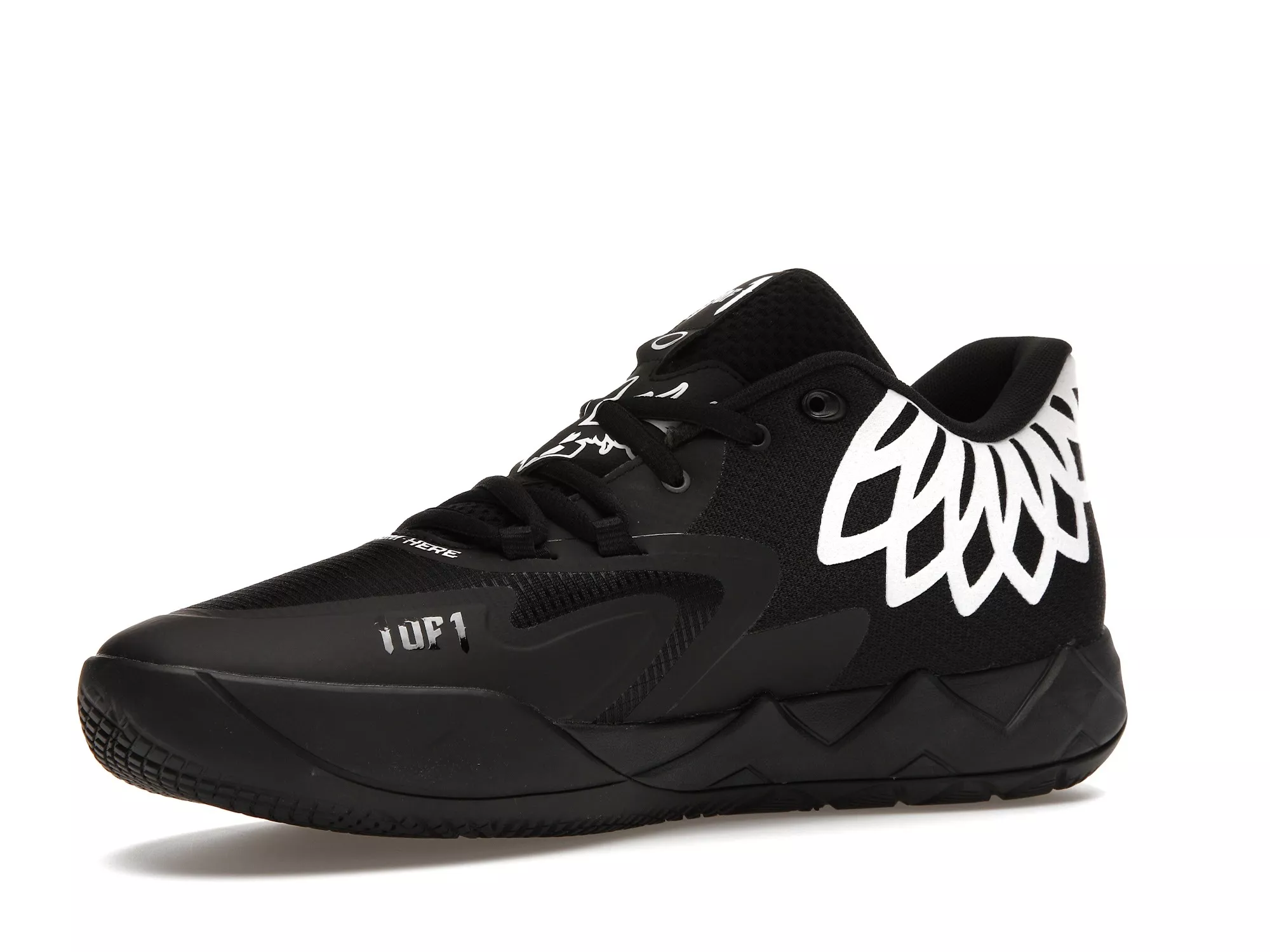 Фото № 3 с приближением к товару «‎Puma LaMelo Ball MB.01 Lo Black White»