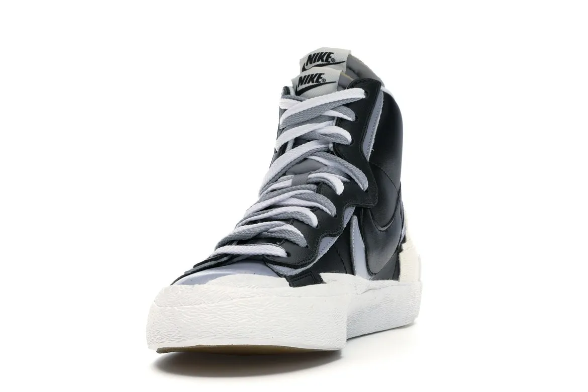 Купить Кроссовки Nike Blazer Mid sacai Black Grey(BV0072-002) в