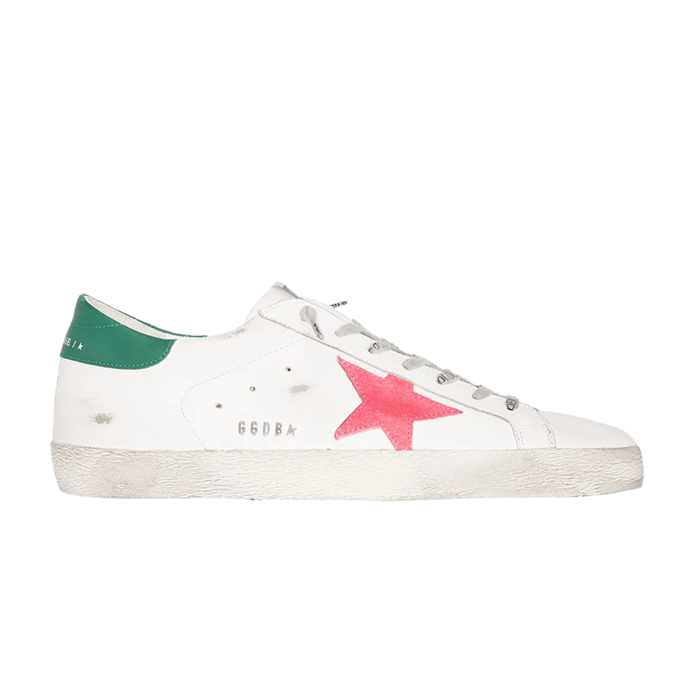 Golden Goose Superstar White Lobster Fluo Green