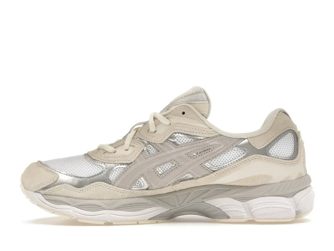 Фото № 3 с приближением к товару «‎ASICS Gel-NYC White Oyster Grey»