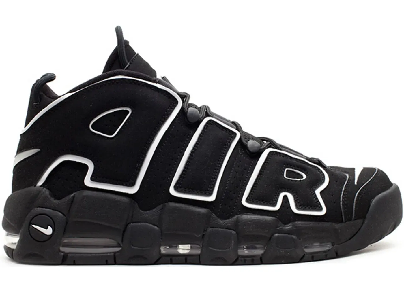 Фото № 1 с приближением к товару «‎Nike Air More Uptempo Black White (2010)»