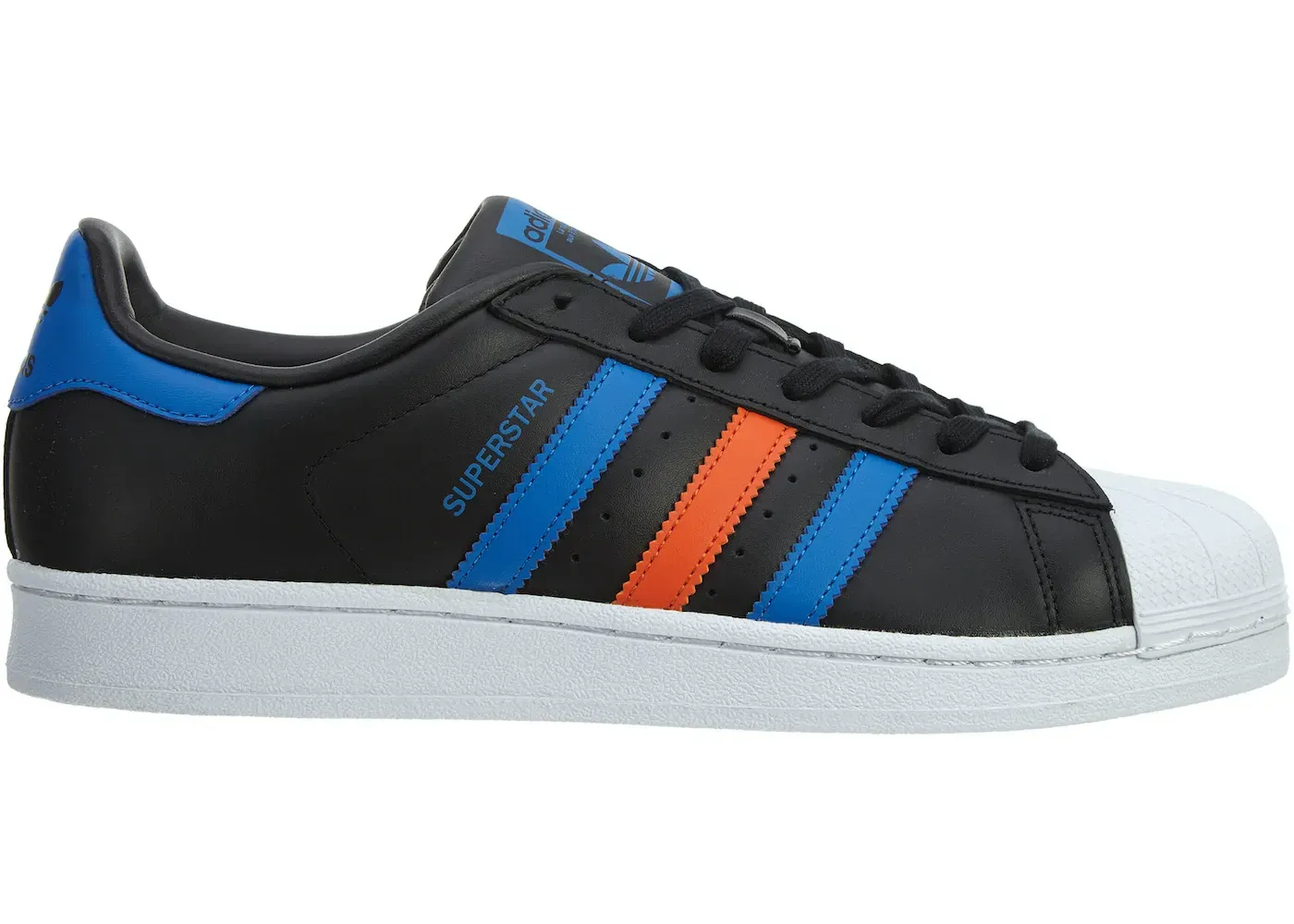adidas Superstar Black/Blue-White